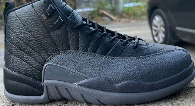 Unbranded Sneakers AJ12 High-Top Basketball — AJ12-Black and Gray