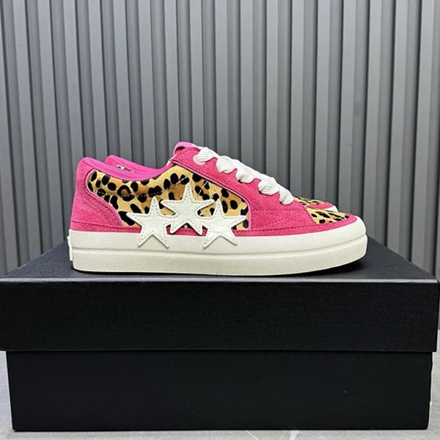 Unbranded Sneakers Low-Top Triple-Star Leopard Print product detail image 8