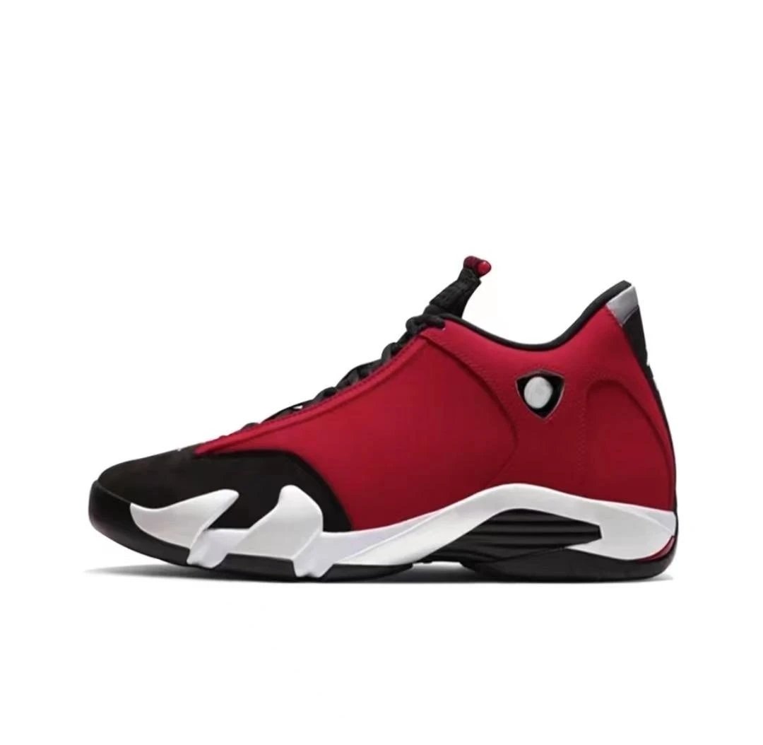 Unbranded Sneakers AJ14 high-top basketball — AJ14 – Red and Black