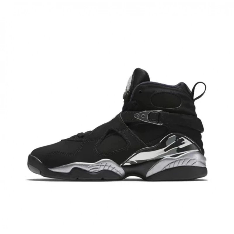 Unbranded Sneakers AJ8 high-top strap — aj8-black silver