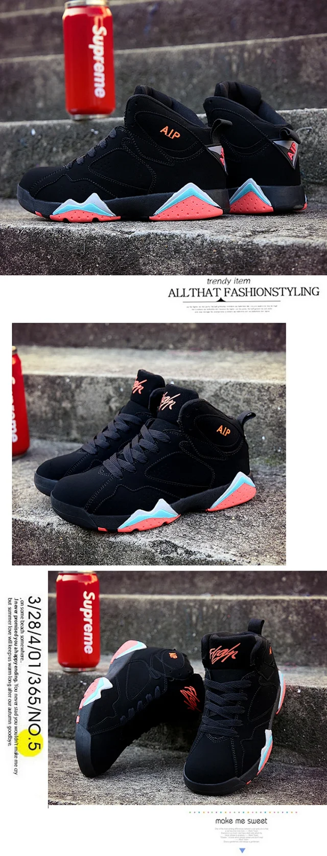 AIP Sneakers High-Top Lace-Up product detail image 5