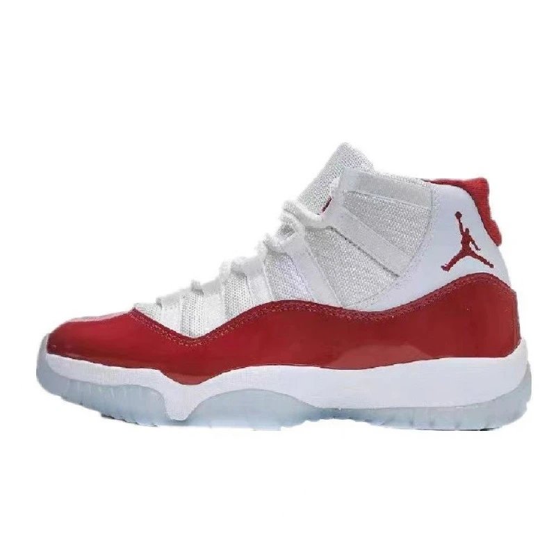 Jordan Sneakers Air 11 High-Top — AJ11-White and Red