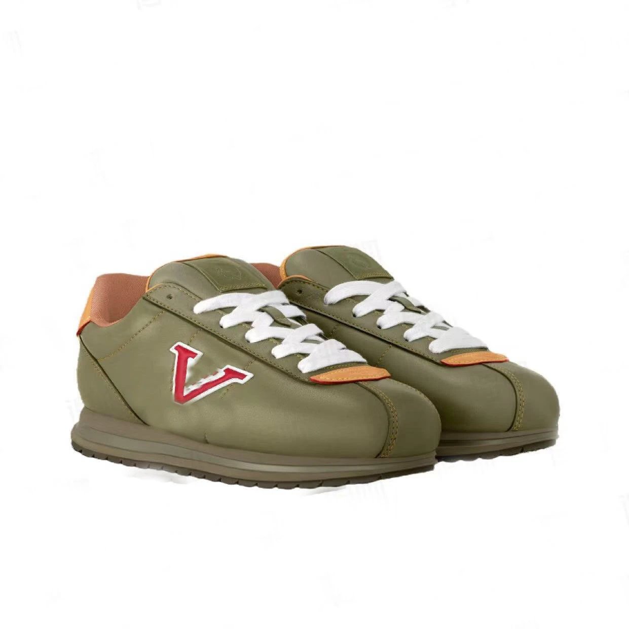 Louis Vuitton Sneakers Run Away — army green