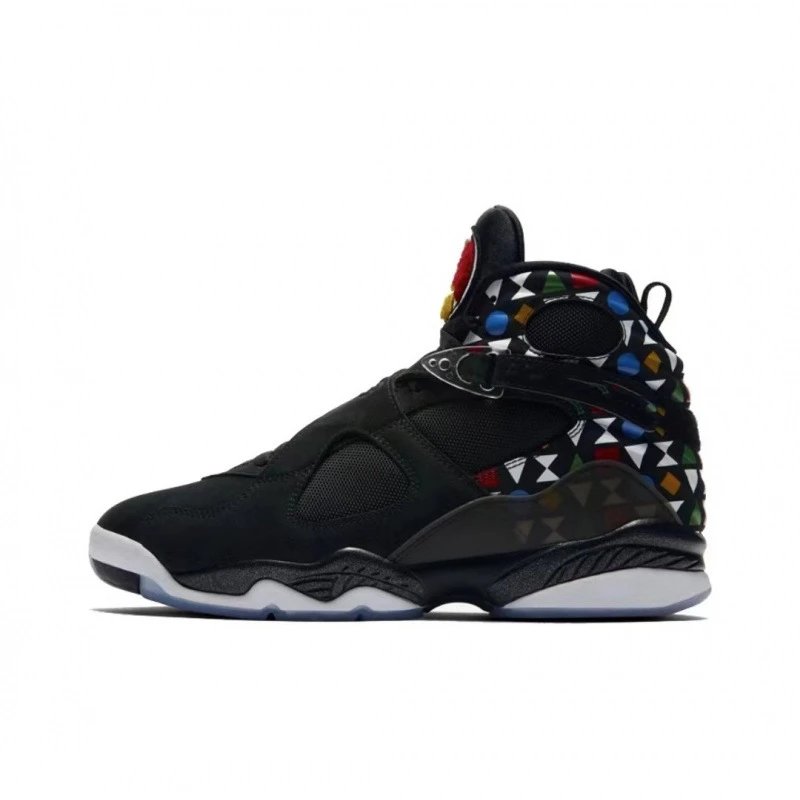 Unbranded Sneakers AJ8 high-top strap — aj8-Colorful