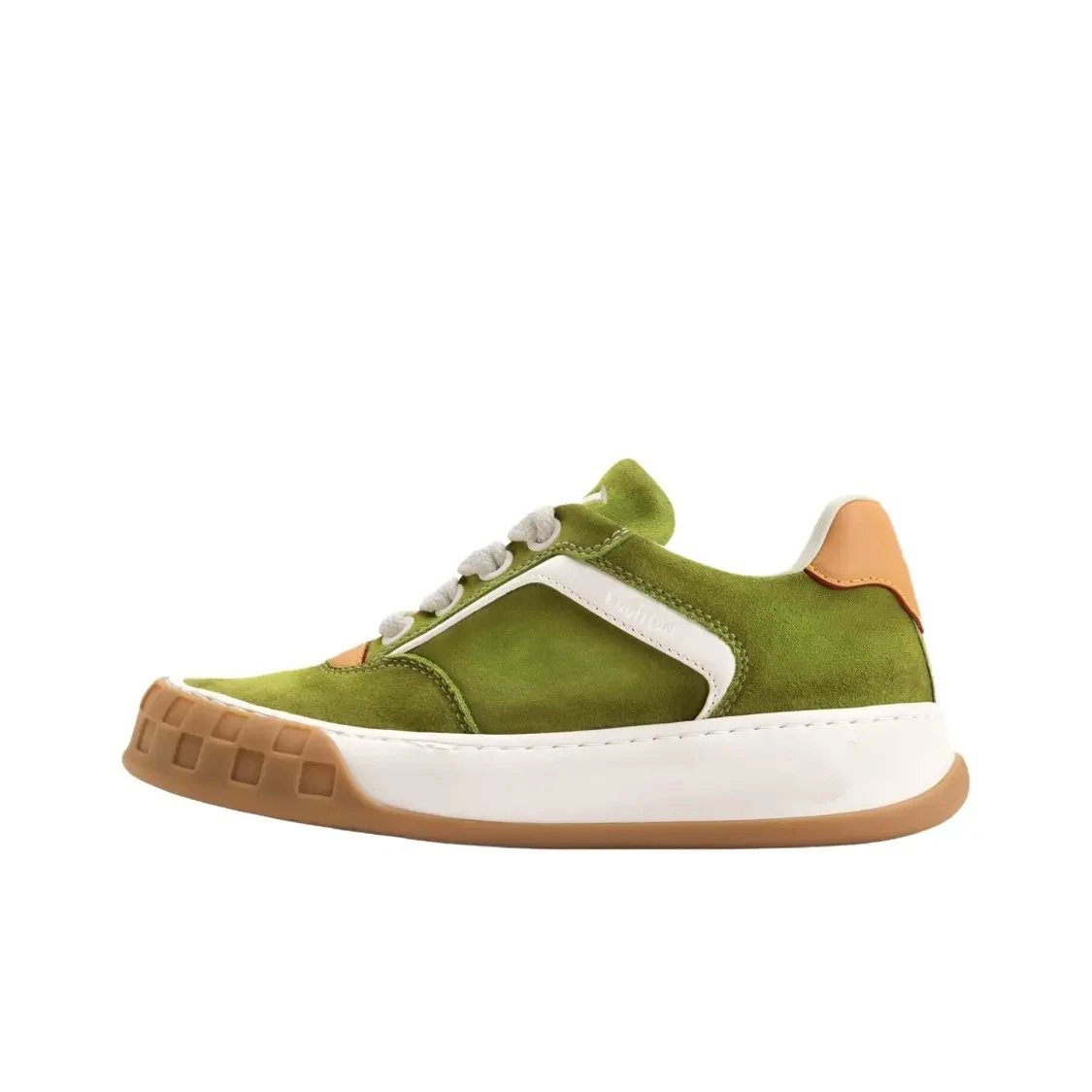 Polo Ralph Lauren Sneakers Low-Top Lace-Up with Contrast Side Stripe and Gum Toe Bumper — Green
