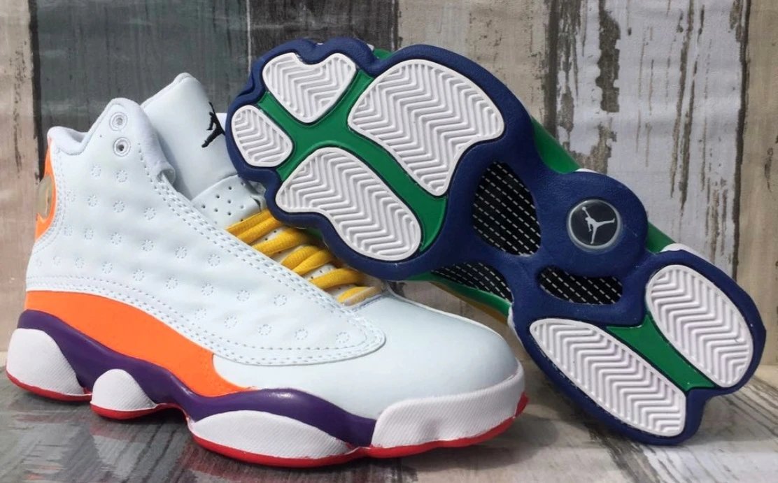 Unbranded Sneakers AJ 13 — AJ 13 Mandarin duck
