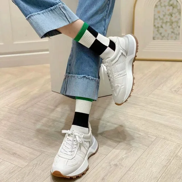 LOG Sneakers Low-Top Lace-Up Chunky Sole product detail image 2