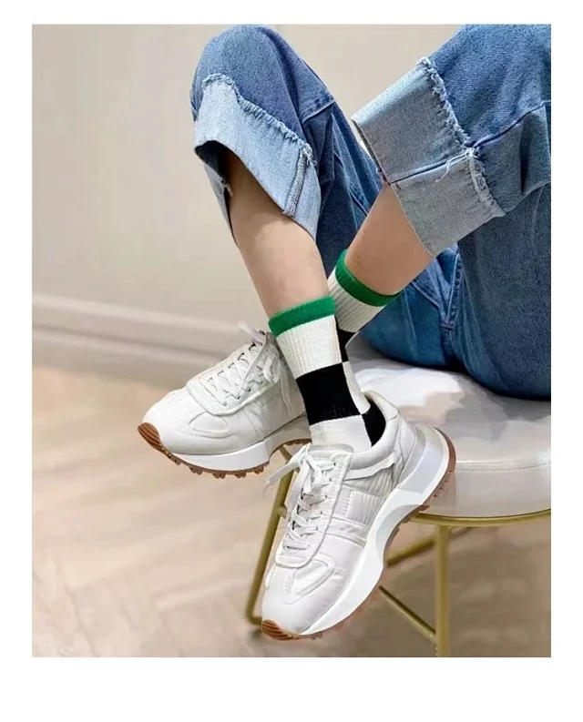LOG Sneakers Low-Top Lace-Up Chunky Sole product detail image 1