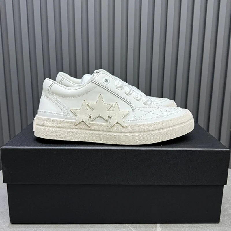 Unbranded Sneakers Low-Top Triple-Star Leopard Print — Color 7