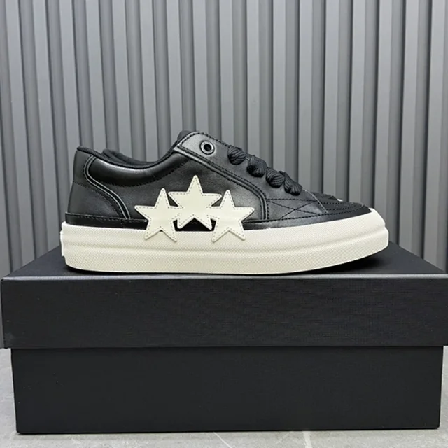 Unbranded Sneakers Low-Top Triple-Star Leopard Print product detail image 5