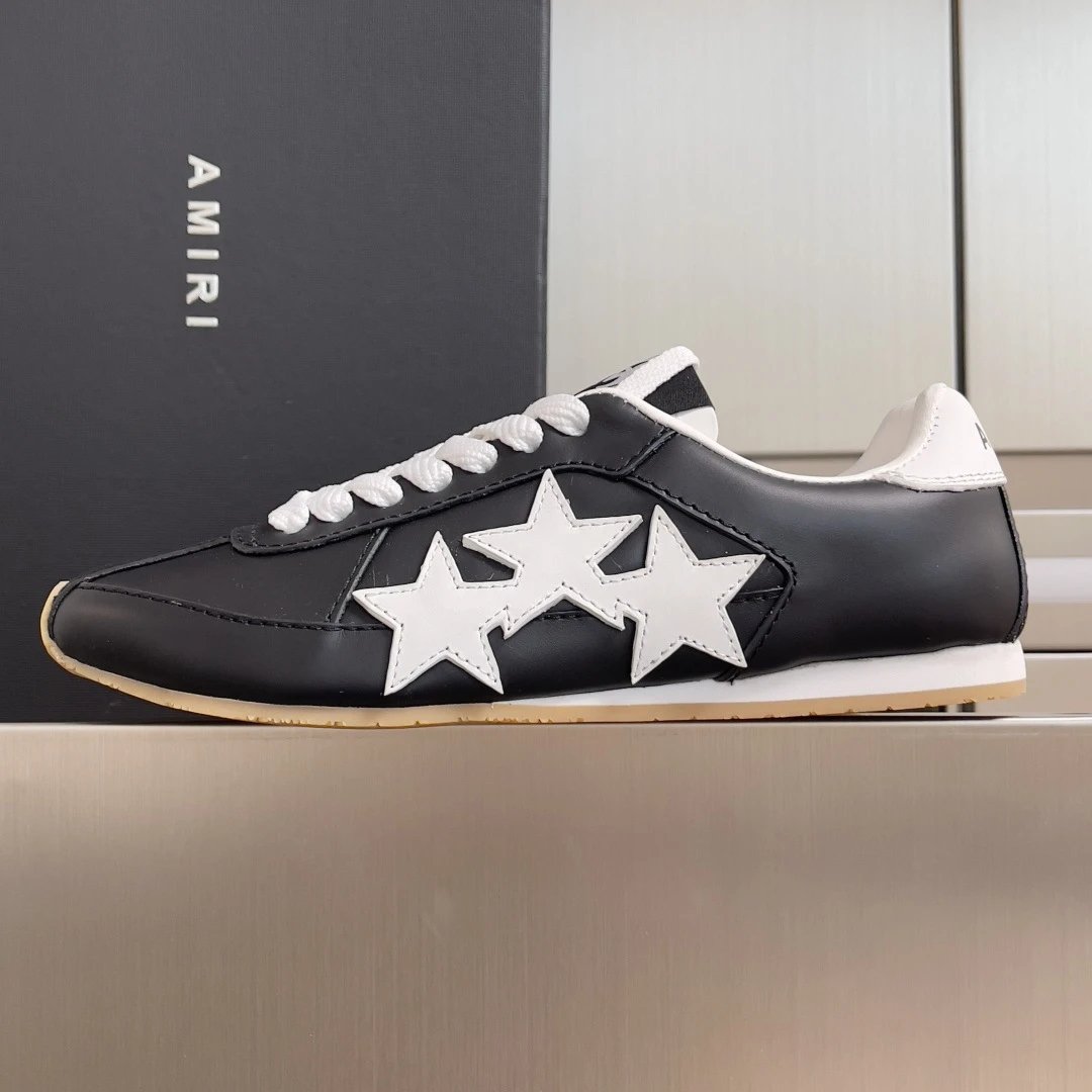 AMIRI Sneakers Triple-Star Low-Top — Black