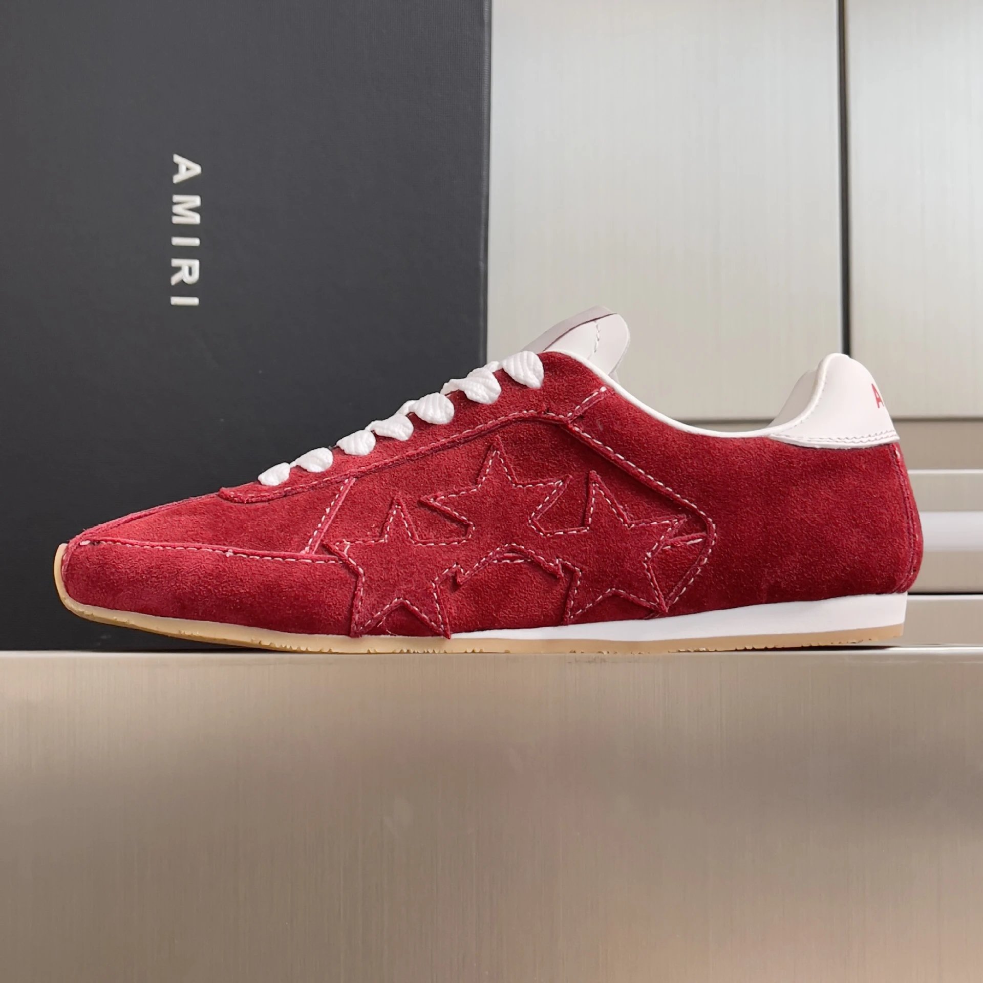AMIRI Sneakers Triple-Star Low-Top — Red