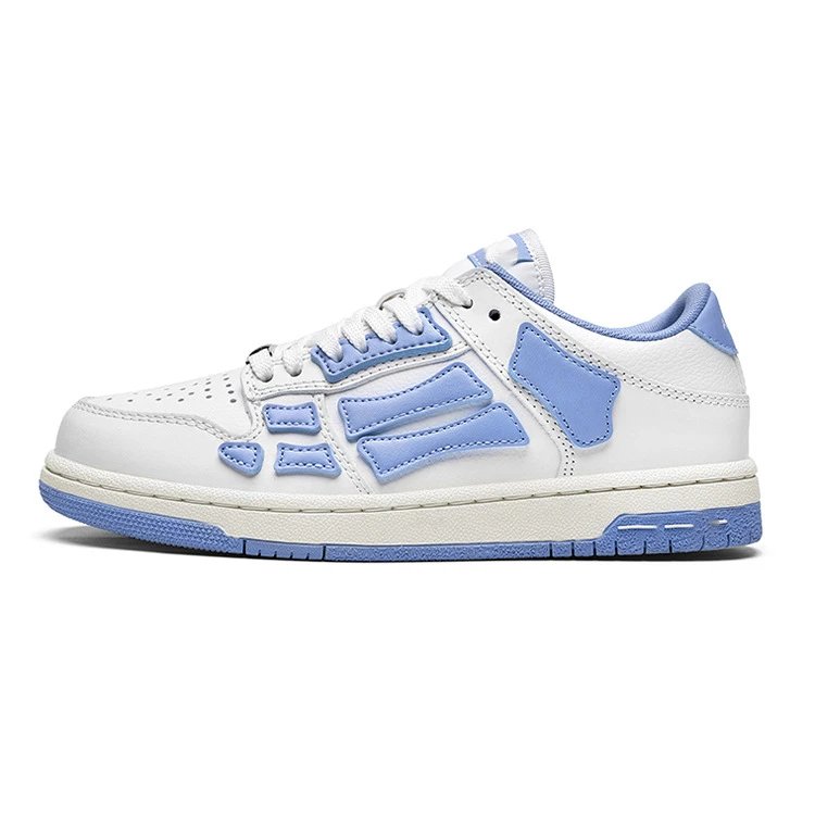 Unbranded Sneakers Low-top lace-up with bone-shaped side overlays image 2