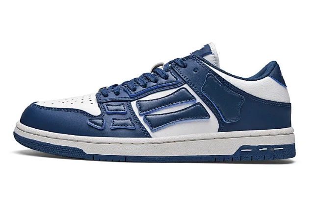 Unbranded Sneakers Low-top lace-up with bone-shaped side overlays product detail image 2