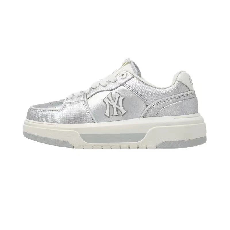 MLB Sneakers Low-Top Chunky Logo — Small label silver-(small size)