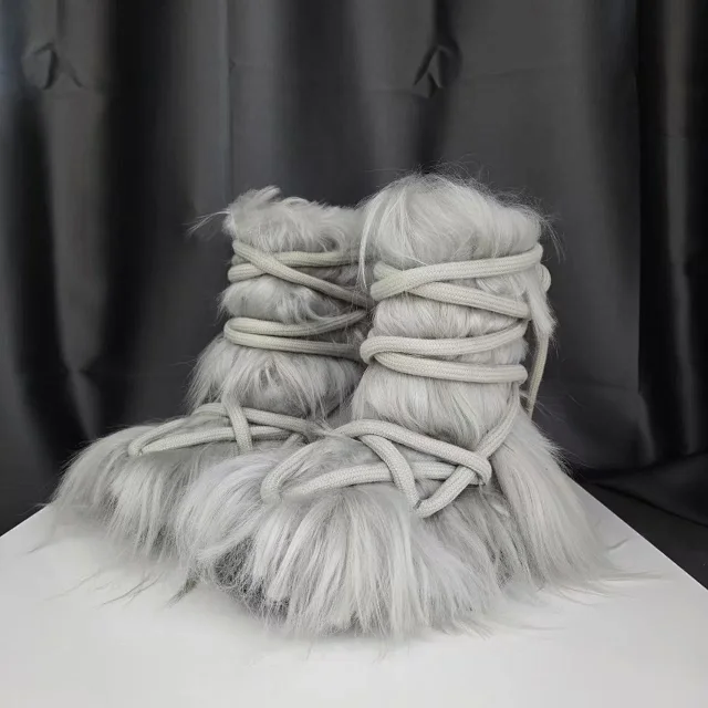 Unbranded Boots Faux Fur Lace-Up product detail image 18