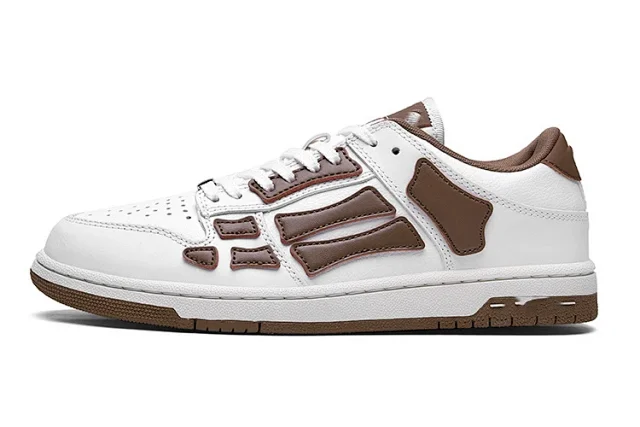 Unbranded Sneakers Low-top lace-up with bone-shaped side overlays product detail image 14