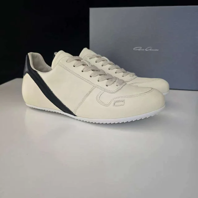 Unbranded Sneakers Low-Top Lace-Up with Contrast Heel Stripe product detail image 9