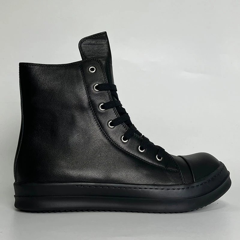 Unbranded Boots Lace-Up Side-Zip Ankle image 2