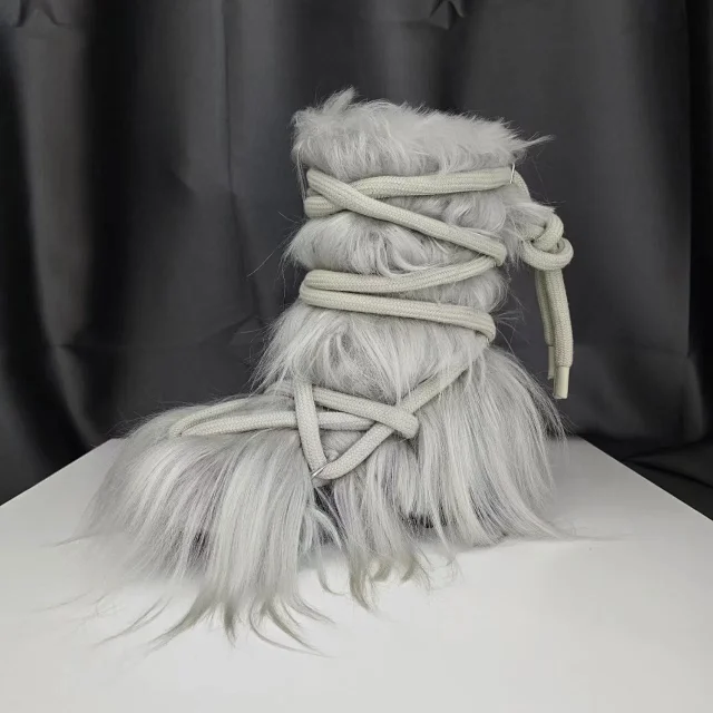 Unbranded Boots Faux Fur Lace-Up product detail image 22
