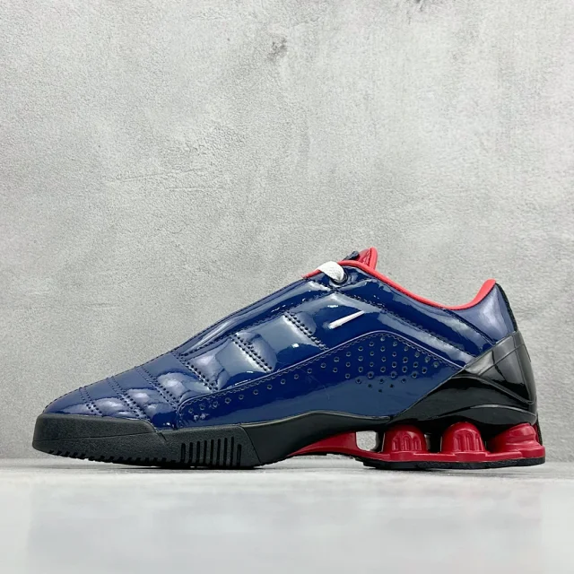 Unbranded Sneakers Low-top glossy quilted with perforated side panels and column-cushioned heels product detail image 4