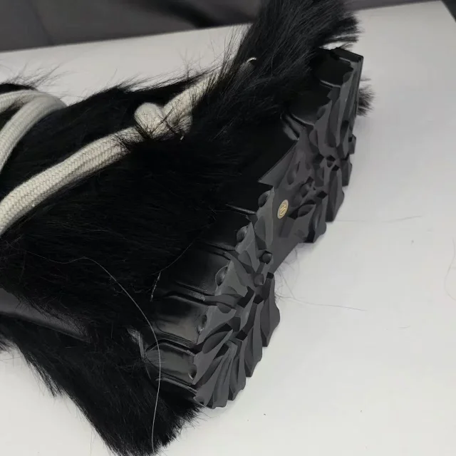 Unbranded Boots Faux Fur Lace-Up product detail image 35