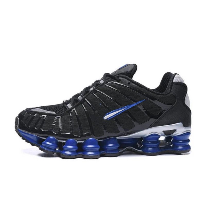 Unbranded Sneakers Mesh with column cushioning sole — Air column-black and blue