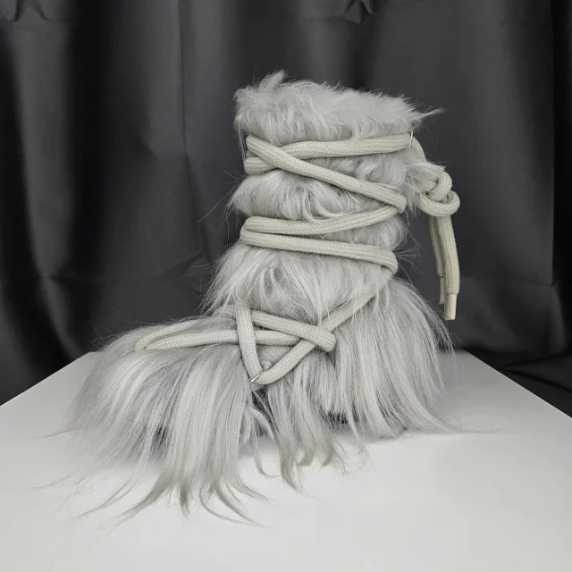 Unbranded Boots Faux Fur Lace-Up product detail image 11