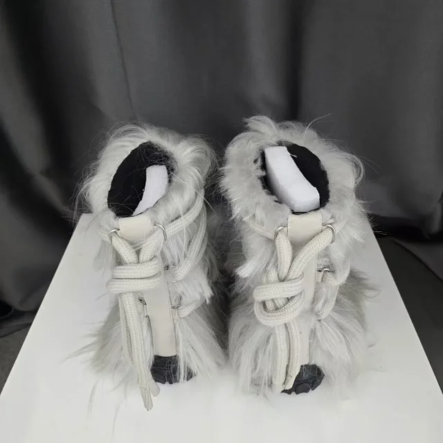 Unbranded Boots Faux Fur Lace-Up product detail image 24