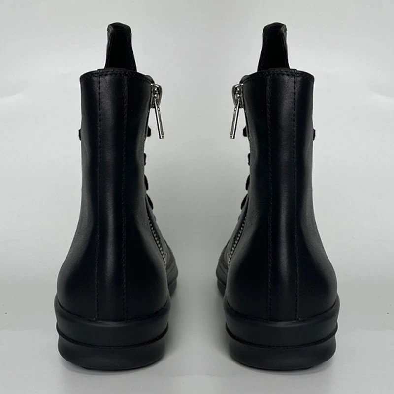 Unbranded Boots Lace-Up Side-Zip Ankle image 3