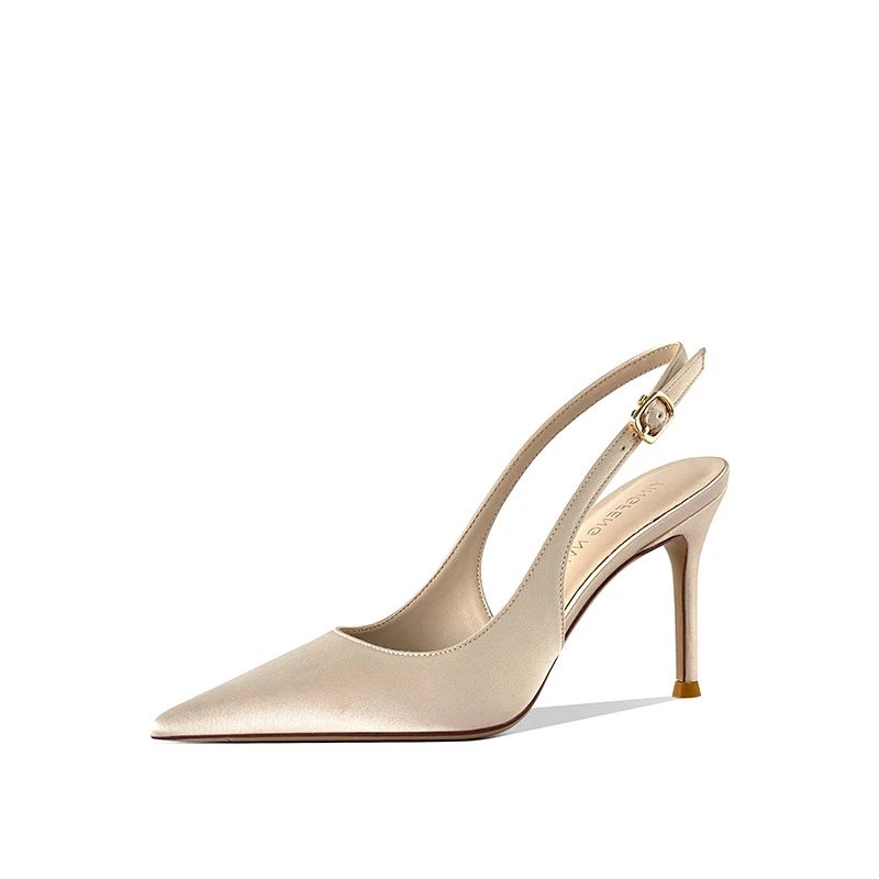 Unbranded High Heels Pointed-Toe Slingback Stiletto Pumps image 5