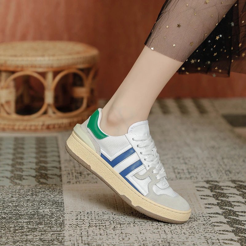 Unbranded Sneakers Low-Top Striped image 2