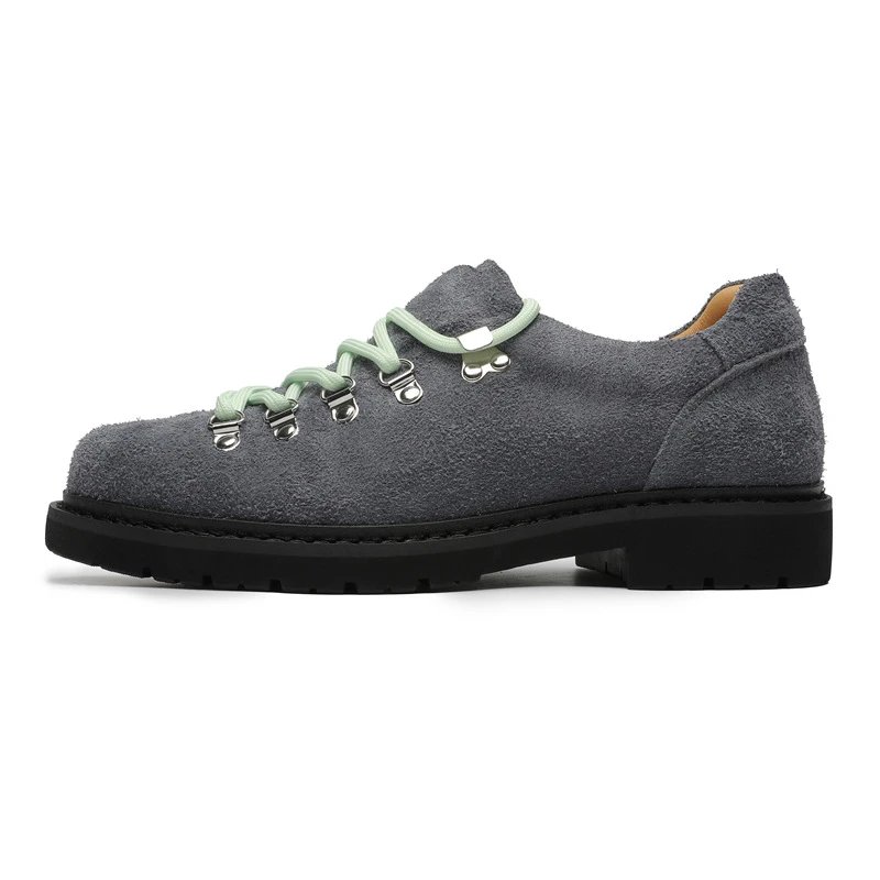Unbranded Casual Shoes Low-top lace-up with metal eyelets and lug soles image 5