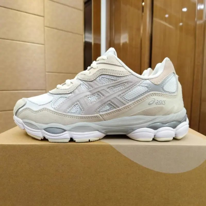 Asics Gel-Kayano 14 Silver Black Yellow Running Shoes - 11