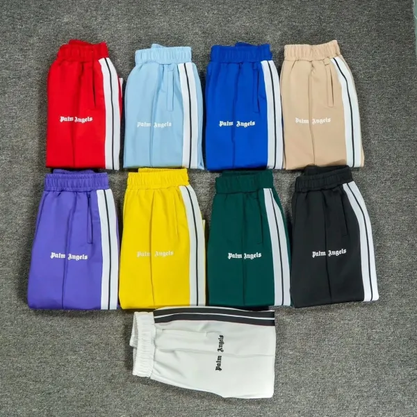 Palace Angels Track Jacket Black with Yellow and Red Stripes Outerwear - 15