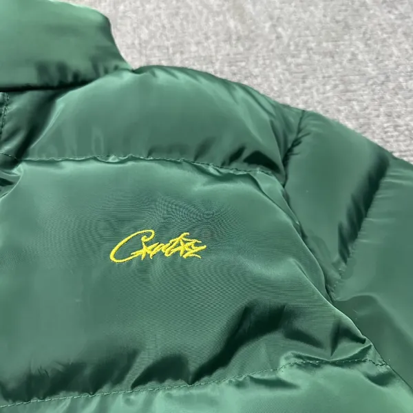 Corteiz × Unknown Down Jacket Black/Yellow Reversible Puffer Jacket - 20