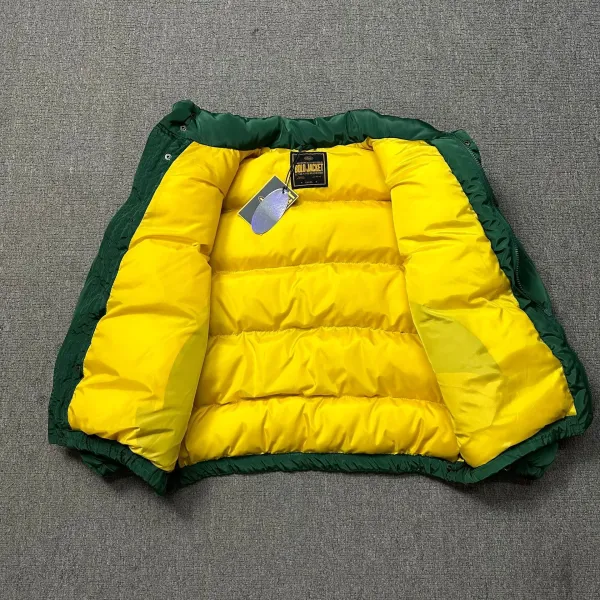 Corteiz × Unknown Down Jacket Black/Yellow Reversible Puffer Jacket - 35
