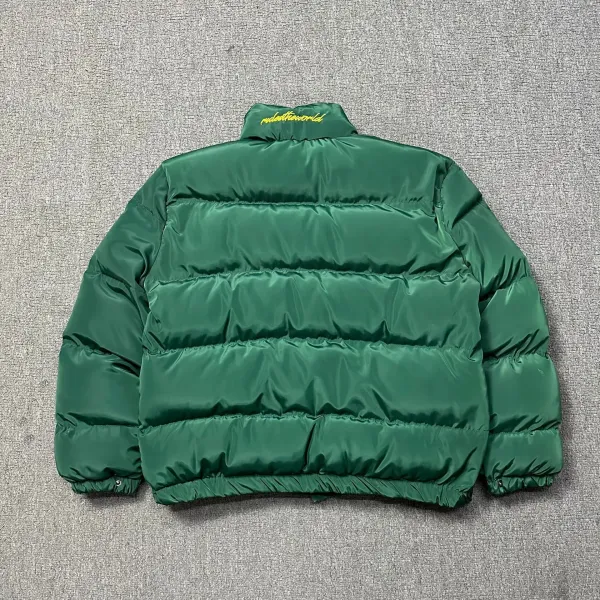 Corteiz × Unknown Down Jacket Black/Yellow Reversible Puffer Jacket - 38