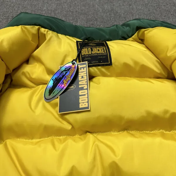 Corteiz × Unknown Down Jacket Black/Yellow Reversible Puffer Jacket - 14