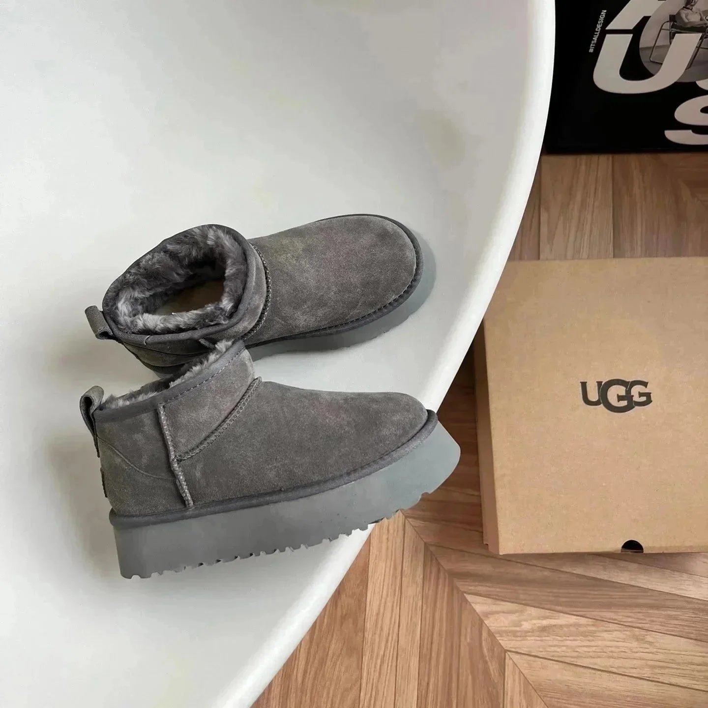 Mini Thick Bottom Gray