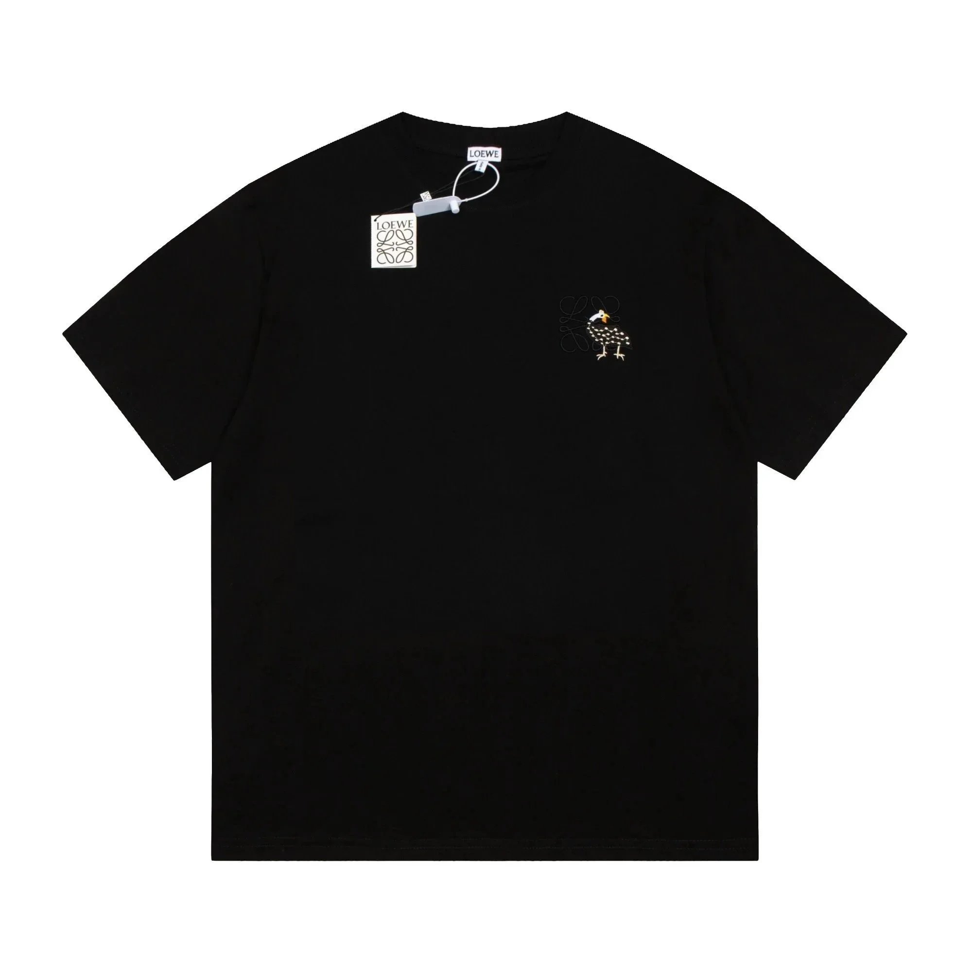 Loewe Loewe Black Eagle Embroidered T-Shirt Black