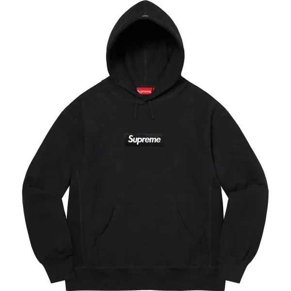 Supreme Box Logo Hoodie Black - 1