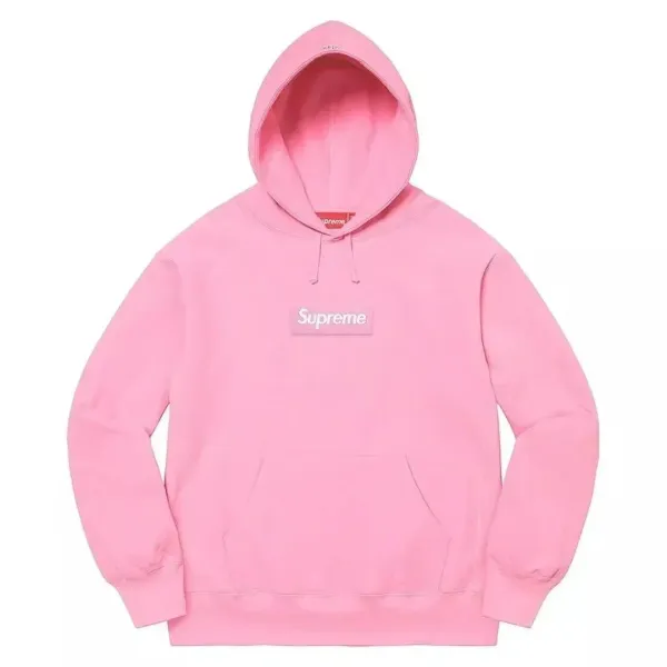Supreme Box Logo Hoodie Pink - 1