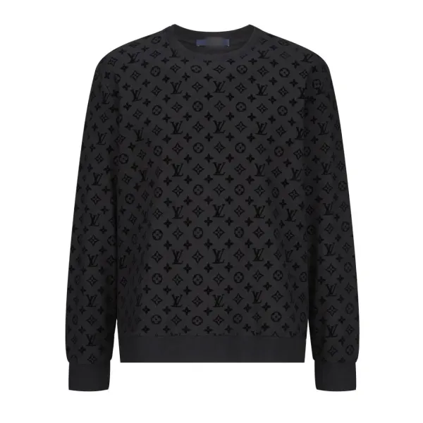 Louis Vuitton Monogram All-Over Black Sweatshirt - 1