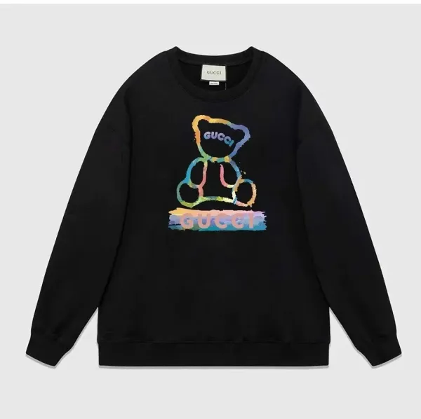 Gucci Shoes Graphic Print Black Hoodie - 13