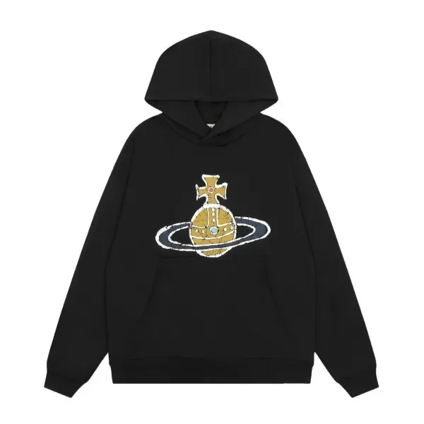 Vivienne Westwood Orb Hoodie Black - 1