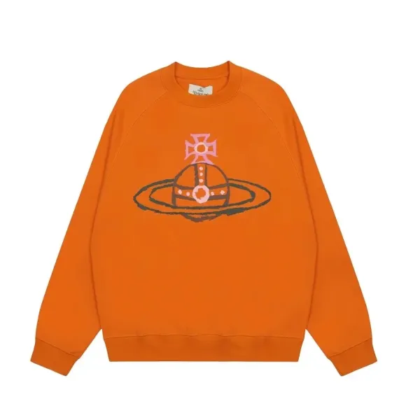 Vivienne Westwood Orb Spray Paint Hoodie Black - 27