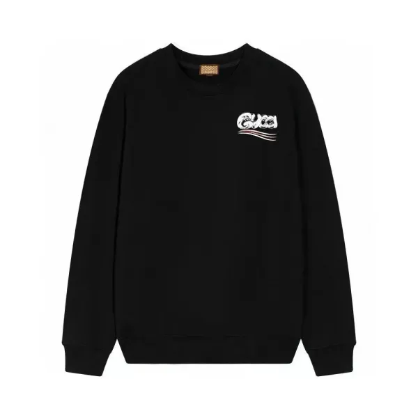 Gucci Shoes Graphic Print Black Hoodie - 19