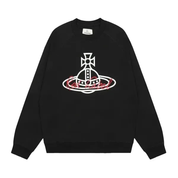 Vivienne Westwood Red Label Orb Logo Black Hoodie - 1
