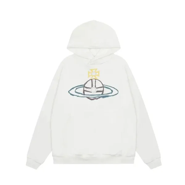 Vivienne Westwood Orb Spray Paint Hoodie Black - 18